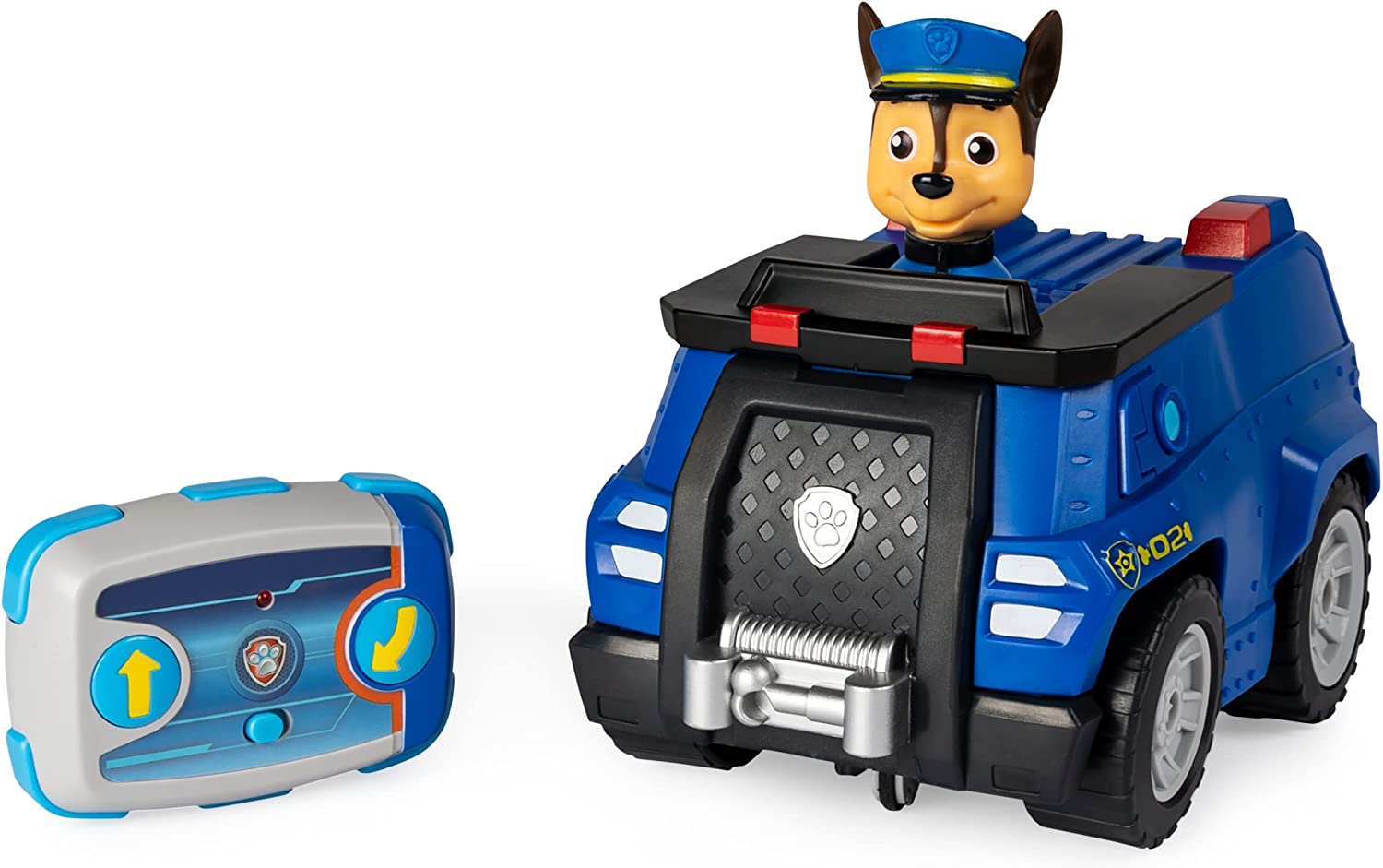 Coche teledirigido de patrulla canina