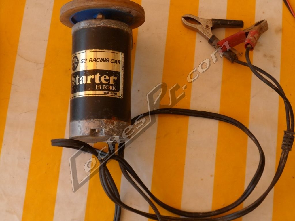 Arrancador electrico de motores nitro con sus pinzas de bateria