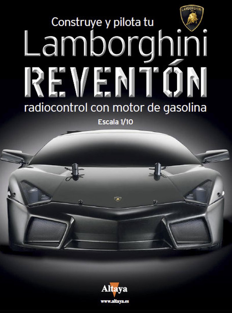 Portada de la colección Construye y pilota tu Lamborghini Reventón de radiocontrol a escala 1/10